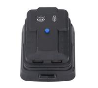 Chiyyak Convertitore di Batteria Portatile a LED per Batteria Agli Ioni di Litio BAT618 18V Lampada di Manutenzione Luminosa per Negozi Fienili Sotto Cappe Ricerca di Emergenza Materiale ABS