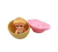 Chiyyak Cup Cake Doll Mini Principessa Pasticceria Deformabile per Giocattolo per Bambini Casa da Gioco Materiale ABS Fragola Vaniglia Cioccolato Limone Caramello Profumato (Colorato)