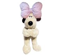 Chiyyak Decorazione Adorabile del Giocattolo della Peluche del Cane per il Tergicristallo degli Indicatori di Direzione Dell'auto, vestibilità Perfetta, Esperienza di Guida Divertente (Viola)