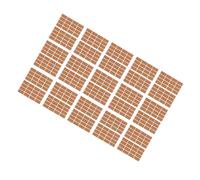 Chiyyak Etichette Adesive in Legno per Contenitori per Alimenti, Design Scrivibile per Uso Versatile, 1,18 X 0,6 Pollici, Set da 15