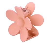 Chiyyak Fermaglio per Capelli Antiscivolo a Forma di Fiore Opaco, Fermaglio per Capelli a Doppia Chiusura, 2,9 X 1,7 Pollici per Feste/mangiare (Rosa carne)