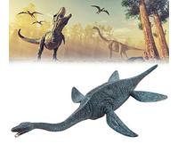 Chiyyak Figurina di Plastica Durevole del Giocattolo del Modello dei Dinosauri del Plesiosauro Dai Colori Vivaci per età 6+ 30 * 16 * 8 Cm (Blu scuro)