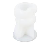 Chiyyak Forma di Coniglio in Silicio, Stampo di Coniglio Resistente Al Calore per Artigianato di Candele con Dettagli Realistici, Uso Durevole, Adatto a Figure in Gesso