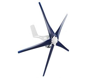 Chiyyak Generatore Eolico Efficiente di Piccole Dimensioni per Eoliche a 5 Pale da 800 W per Barche o Cabine in Fibra di Nylon (#8)