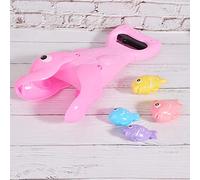 Chiyyak Giocattolo da bagno per bambini, Giocattolo di acqua di pesce divertente per bambini, gioco da bagno, colore brillante, design durevole, 5 unità (clip del delfino)