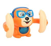 Chiyyak Giocattolo Scimmietta Interattivo con Controllo Vocale con Funzioni di e Capriola per Bambini Blu (Arancia)