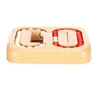 Chiyyak Gioco di Labirinto Giocattolo in Legno per L'educazione Scientifica Creativa, Migliora il Pensiero Spaziale, Materiale in Legno di Faggio, 11,3 X 12,5 X 2 Cm