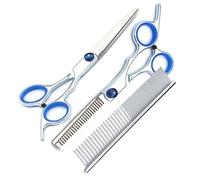 Chiyyak Kit di Cure per Cani Kit Acciaio Inossidabile Inossidabile Professionista a Vite Regolabile 6 in 1 Scienze di Cura per PET