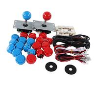 Chiyyak Kit di Gioco Fai da Te di qualità Premium Gioco da Tavolo USB Set di Joystick per 2 Giocatori per Console Domestica (#1)