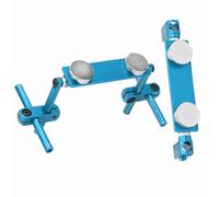 Chiyyak Kit di montaggio con alloggiamento magnetico in alluminio per auto da corsa HSP 1/10 RC, design regolabile, leggero e durevole, facile installazione, magnete forte per prestazioni migliorate