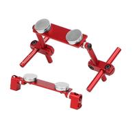 Chiyyak Kit di montaggio con alloggiamento magnetico in alluminio per auto da corsa HSP 1/10 RC, design regolabile, leggero e durevole, facile installazione, magnete forte per prestazioni migliorate