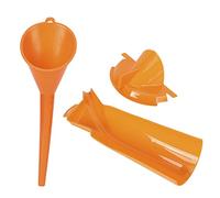 Chiyyak Kit Imbuto Olio per Moto, Riempimento Senza Problemi, Comodo Accessorio per Motociclisti, Nero (Arancia)