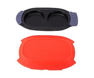 Chiyyak La Resistente Friggitrice per Uova in Bracconaggio nel Microonde Conserva i Nutrienti e Non Sporca, Ideale per le Nuove Case