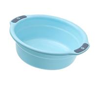 Chiyyak Lavabo Lavabo in Plastica per Lavanderia Grande capacità Ispessito Antiscivolo Portatile Vestiti per il Viso Pulizia dei Piedi Dormitorio Domestico Uso da Viaggio (Medio)