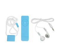 Chiyyak Lettore musicale portatile, lunga durata della batteria, 64 GB, lettore musicale, ascolta romanzi per viaggi, 1 x MP3 (blu)