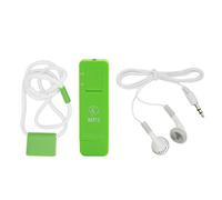 Chiyyak Lettore musicale portatile, lunga durata della batteria, 64 GB, lettore musicale, ascolta romanzi per viaggi, 1 x MP3 (verde)