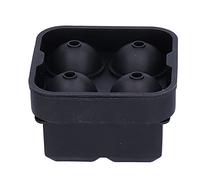 Chiyyak Macchina per Cubetti di Ghiaccio in Silicone a 4 Griglie Altamente Elastica, Facile da Sformare, Adatta per Bar e Ristoranti di Casa, Lavabile in Lavastoviglie, Nera