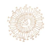 Chiyyak Mini Martelli in Legno, 100 Pezzi Piccoli Martelli in Legno per Bambini con Martello a Cuore Fragile Portatile, per Cioccolato, Blocchi, Artigianato e Giochi di Società