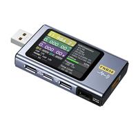 Chiyyak Misuratore di Tensione e Corrente USB Display LCD Tipo C Tester di Ricarica Rapida per PD2.0 PD3.0 QC3.0
