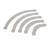 Chiyyak Modelli per Raggio D'angolo del Router da 5 Pezzi con Set di Maschere Staccabili per un Taglio Efficiente della Lavorazione del Legno