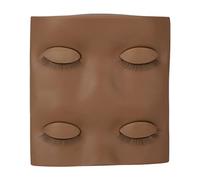 Chiyyak Modello di Allenamento per L'estensione delle Ciglia Testa di Manichino Realistica Testa di Pratica del Viso Simulato 3D per Principianti Modello di Visualizzazione per Massaggio con Innesto