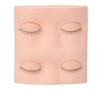 Chiyyak Modello di Allenamento per L'estensione delle Ciglia Testa di Manichino Realistica Testa di Pratica del Viso Simulato 3D per Principianti Modello di Visualizzazione per Massaggio con Innesto