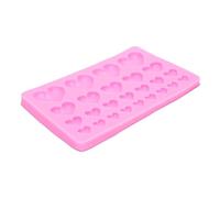 Chiyyak Modello in Silicone a Forma di Cuore per Fondente, Riutilizzabile, Antiaderente, per Uso Alimentare, con Facile Distacco, Ideale per Decorare Torte, Cioccolato, Resina, Ma