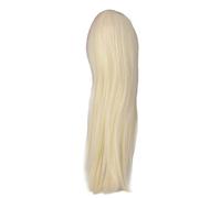 Chiyyak Parrucca per Bambola 1/3 Parrucca per Capelli da Bambola in Seta Ad Alta Temperatura, Realistica e Naturale, per Bambini (Oro chiaro)