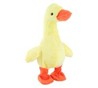 Chiyyak Peluche Anatra Interattiva Che Parla, Canta e Cammina per Bambini - Anatra Elettronica Che Sbatte le, Materiale Morbido, 1 unità