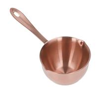 Chiyyak Pentola per Olio Caldo Strumento da Essenziale per Bollire Uova e Zuppe Adatto per Stufe Elettriche Durevole (Oro rosa)