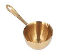 Chiyyak Pentola per Olio Caldo Strumento da Essenziale per Bollire Uova e Zuppe Adatto per Stufe Elettriche Durevole (Oro)