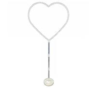 Chiyyak Porta del Pilastro del Telaio Ballon 30 * 23 * 6 Foglio Cub di Palloncini Love Set di Decorazione del Supporto per Telaio a Palloncino Cardiaco per Matrimonio, Compleanno, Festa per Bambini