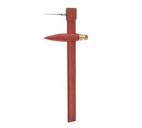 Chiyyak Righello Taglia-Argilla e Ceramica, Compasso in Legno e Acciaio Inossidabile, Strumento per Tagliare Cerchi in Argilla e Ceramica, con Manopola di Regolazione del diametro.