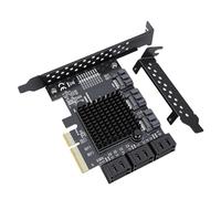 Chiyyak Scheda di Espansione PCIE da 4X a 9 Serial ATA Gestione Rapida dei Dati per 10 11