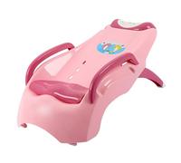 Chiyyak Sciacquatrice per Capelli Pieghevole per Sedia Colorata per Shampoo per Bambini, Materiale in Polipropilene Dal Design Ergonomico per Parrucchiere Domestico (Rosa)