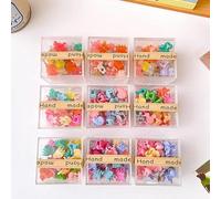 Chiyyak Set di 36 Adorabili Mini Fermagli per Capelli per Bambina, Accessori per Capelli Colorati a Forma di Cartone Animato per la Vita Quotidiana (Digitare 7)