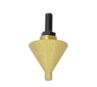 Chiyyak Shutter-Fold-Bit, 50 Mm, Ingrandimento del Buco M10, Punta a Terra per Marmo, Quarzo, Piastrelle in Ceramica, Granito