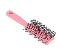 Chiyyak Spazzola per Capelli Antistatica per Massaggio Antiscivolo Corpo Curvo in ABS Contatto Delicato 8,1 Pollici per Adulti e Bambini (Rosa)