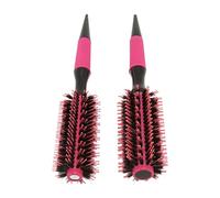Chiyyak Spazzola per Capelli Rotonda Pettine per uno Styling Efficiente per Risultati Professionali Come in un Salone a Casa, Confezione 2 Setole in Nylon per i Viaggi