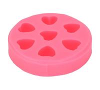 Chiyyak Stampo in Silicone Alimentare a Forma di Cuore per Fondente, Riutilizzabile, Ideale per Cioccolatini, Caramelle e Cubetti di Ghiaccio, Facile da Sformare e Lavabile in lav