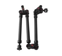 Chiyyak Supporto di Supporto Regolabile Ruotabile a 360° per Luce della Fotocamera, Microfono, Clip per Telefono, per Estensione Fotografica per Fotografie di Natura Morta da 29,7 Pollici