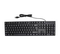 Chiyyak Tastiera in Lingue Minoritarie, Tastiera da Gioco per Computer Cablata USB da 104 Tasti con Design Ergonomico, Cavo da 1,3 Metri per Laptop Desktop (Inglese)