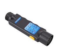 Chiyyak Tester di Circuito per Rimorchio 9 Indicatori Luminosi a LED Materiali Premium per Diagnosi di Rimorchio per Auto Tester a 13 Pin Placcato in Rame per Officina Riparazioni Auto
