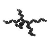 Chiyyak Ugello del Nevicatore di Nebbia per Foresta Pluviale, Spray Uniforme a 360 Gradi di Raffreddamento a 360 Gradi Ugello di Atomizzazione Sottile Atomizzazione Aumentata Serra 4 Teste Piccole