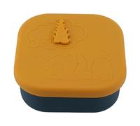 Chiyyak Versatile Scatola per il Pranzo in Silicone Contenitore per Alimenti Inodore Contenitore per il Pranzo Sigillato a Tenuta Stagna per i Viaggi (Giallo)