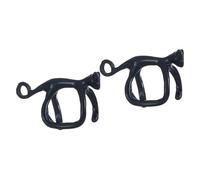 CHIZISX 1 paio di orecchini unici a forma di gatto, con occhi verdi, clip per orecchie antiscivolo, alla moda, in lega, adatti per donne, Misura unica, Metallo, Nessuna pietra preziosa