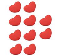 CHIZISX 10 pezzi a forma di cuore ammortizzatore da tennis in morbido silicone vibrazioni ammortizzatori racchetta da tennis ammortizzatori ammortizzatori durevoli squash ammortizzatori