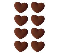 CHIZISX 8pcs A Forma Di Cuore Silicone Vibrazioni Dampeners Per Racchetta Da Tennis Assorbimento Degli Urti E Decorazione Elegante Presa Confortevole Tennis Dampener