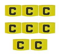 CHIZISX 8Pcs Regolabile Elastico Sport Capitano Armband Game Leader Armband Calcio Calcio Capitano Bracciali Per Team Training Game Leader Fascia Da Braccio