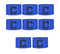 CHIZISX 8Pcs Regolabile Elastico Sport Capitano Armband Game Leader Armband Calcio Calcio Capitano Bracciali Per Team Training Game Leader Fascia Da Braccio